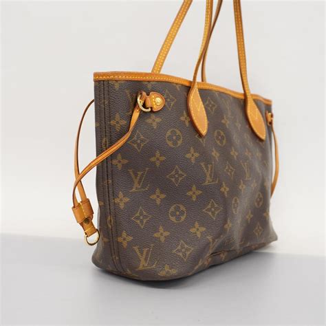 lv m40155|Neverfull PM Monogram Petite Size Brown Tote .